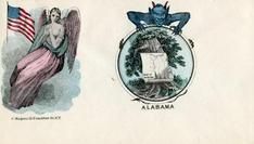 71x015.1 - Alabama State Seal, Civil War State Seals from Winterthur's Magnus Collection